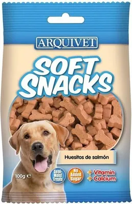 Obrázok produktu pre Arquivet sušienky s lososom pre psov 100 g