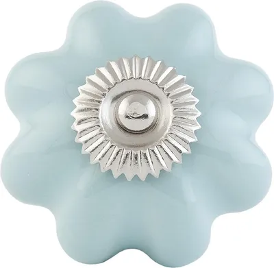 Immagine prodotto di Pomello per porta Clayre & Eef Ø 4 cm in Vetroceramica blu