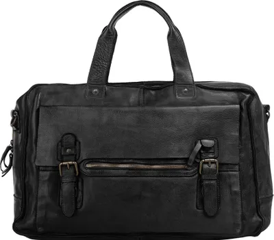 Produktbild von Harold's Reisetasche Submarine echt Leder schwarz 25 l Damen - 020426