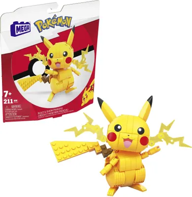 Image de MEGA Pokémon Figurine Pikachu, Jeu de construction, 7 an(s), ...