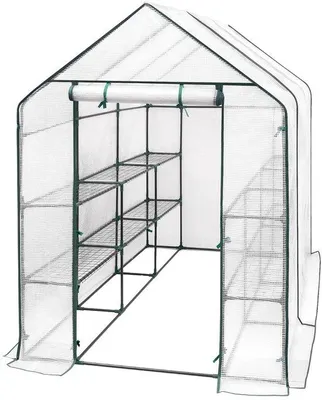 Productafbeelding van Hobbykas - Waterdicht - Geschikt voor tomaten en andere planten - 143x215x195 cm