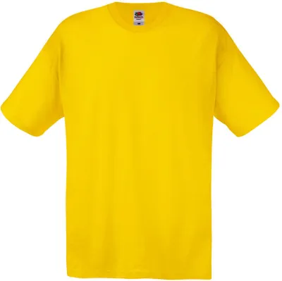 Produktbild von Fruit of the Loom 61-082-0 | Original Herren T-Shirt - Farbe: Yellow - Größe: XL