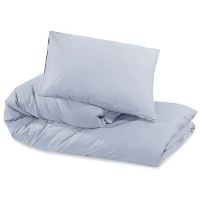 Produktbild von vidaXL Bettwäsche-Set Grau 240x220 cm Baumwolle