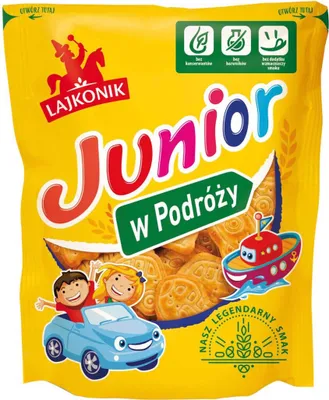 Image de Lajkonik Junior « En voyage » – Petits pains sucrés-salés 100 g