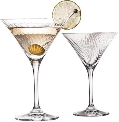 Produktbild von Famanu Cocktailglas Set 2 Stück - 215 ml - Spülmaschinenfestes Kristallglas
