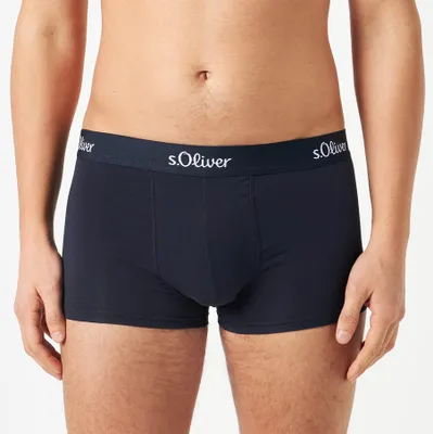 Produktbild von s.Oliver 3er Pack Basic Retro Short / Pant Hipster aus elastischem Jersey, Hoher Tragekomfort, Bund mit Logo-Schriftzug