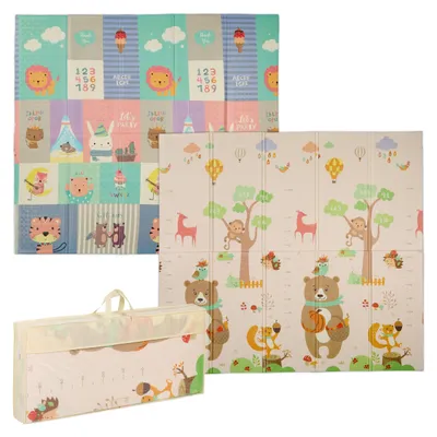 Produktbild von Solidchoice – Ungiftige, zweischichtige Spielmatte für Kinder, 200 x 180 cm