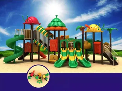 Produktbild von Spielplatz aus Kunststoff Kinderanimation Aktivitäten Freien Kinder Spielplätze