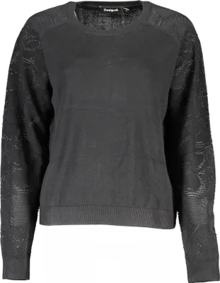 Produktbild von Desigual Damen PULLOVER Schwarz 24SWJF09_NE2000 : Größe - XS Größe: XS