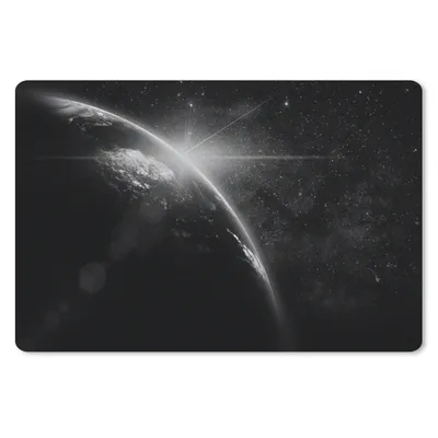 Produktbild von MuchoWow® Schreibtischunterlage Erde - Planeten - Sterne 60x40 cm - XXL Mauspad - Großes Mauspad