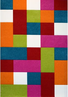 Image de DIAKIDS Tapis tissé pour le salon et la chambre à coucher avec des motifs pour enfants
