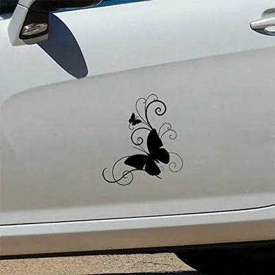 Productafbeelding van Auto stickers vlinder 6 inch - zelfklevend PVC - waterproof en fade-bestendig - voor auto, motor en laptop - ShopVlot
