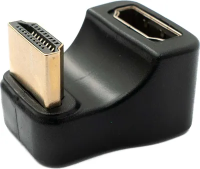 Produktbild von SYSTEM-S HDMI 1.4 Adapter Standard Stecker zu Buchse U Turn 180° 4K UHD 30 Hz 2K 60 Hz 85696368