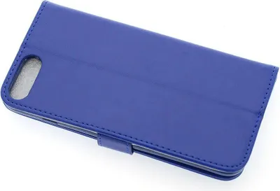 Image de Apple iPhone 7 Plus ; iPhone 8 Plus Etui pour cartes de crédit Etui de type livre bleu pour iPhone 7 Plus ; iPhone 8 Plus Fermeture magnétique