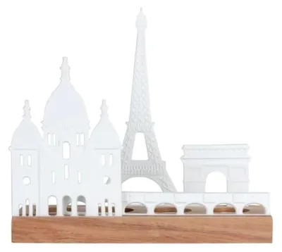 Produktbild von Lichtobjekt Stadtsilhouette Paris 25x9,5x23cm