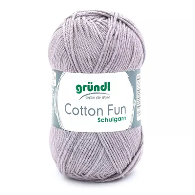 Baumwollgarn, lichtgrau, 115 m, 50 g, 100% Baumwolle
