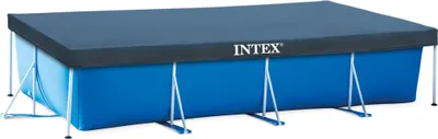 Produktbild von Intex Pool Abdeckplane rechteckig 450x220cm Überhang 20cm 28039