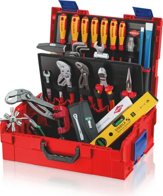 Produktbild von Knipex 00 21 19 LB S, Schwarz, Metallisch, Rot, Gelb, 442 mm, 357 mm, 151 mm, 9,4 kg, 375 x 311 x 107 mm