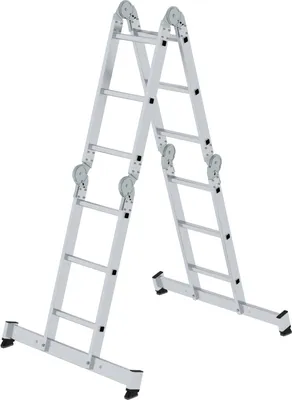 Immagine prodotto di Scala multiuso a 4 sezioni con traversa nivello® 4x3 pioli