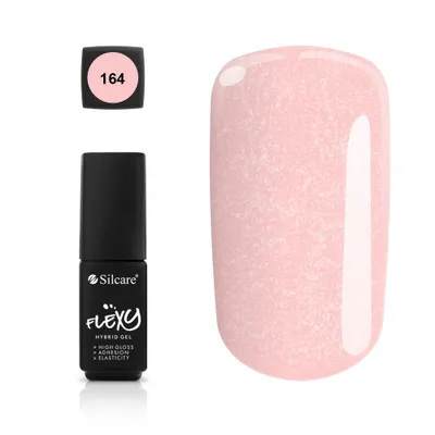 Produktbild von Silcare Hybridlack 164, 4,5g - Professionelle Gel-Nagellack Farbe mit Glanz. Hochwertige Hybridlackierung für langanhaltende Ergebnisse.