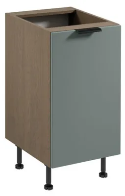 Obrázok produktu pre Küchenunterschrank Küchenschrank Holzschrank Küchenmöbel Braun-Grau