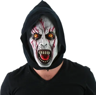 Produktbild von Rappa 205895 Karneval Fasching Halloween Horror Maske Zombie - ab 14 Jahren geeignet
