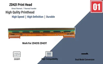 Thermodruckkopf für Zebra ZD421, 203 DPI, Modul