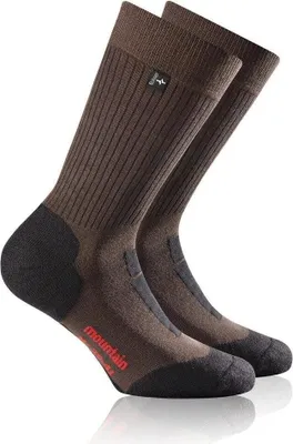Produktbild von Rohner Socks mountain trekking braun L/R Baumwolle 39-41