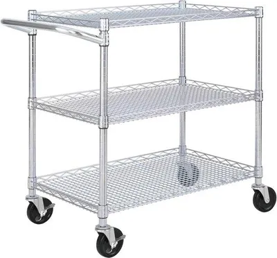 Zdjęcie produktu dla Wielofunkcyjny wózek metalowy - 86,4 x 45,7 x 85,1 cm