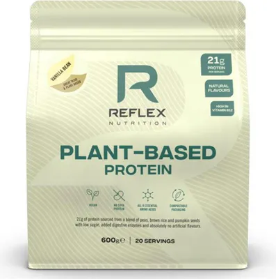Produktbild von Reflex Nutrition Plant Protein (600g) Vanilla Bean - Eiweiße - Veganes Eiweiß