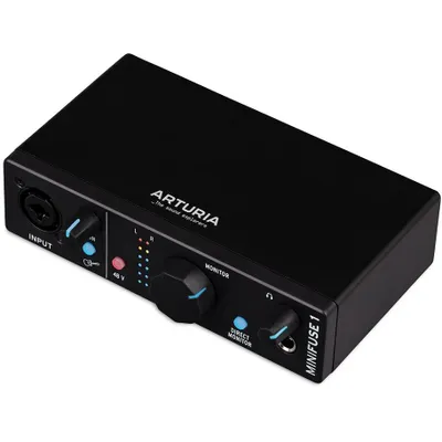Produktbild von Arturia 800101 MiniFuse 1 - Kompaktes USB-Audio-Interface, Schwarz