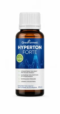 Immagine prodotto di HYPERTON FORTE – Supporto per il sistema cardiovascolare e il benessere – 20 ml