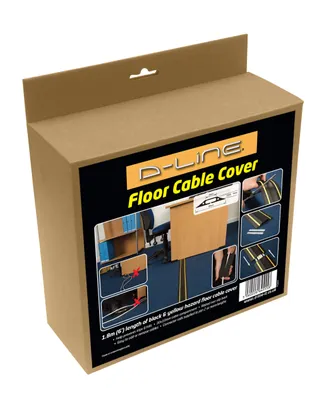 Produktbild von D-Line FC83H Bodenbrücke 83mm x 1,8m schwarz gelb