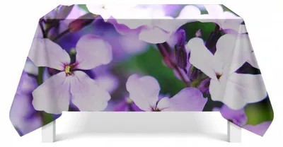 Image de Nappe en polyester à motifs floraux, idéale pour les fêtes