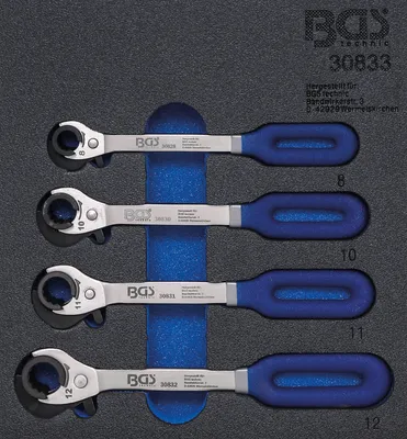 Obrázek produktu pro BGS technic Tool Tray 1/6: Ratchet Wrench, 506 g