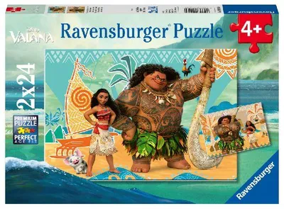 Produktbild von Kinderpuzzle 2x24 Teile - Disney Vaiana
