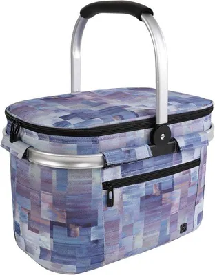 Produktbild von Famanu Kühltasche Isolierte Einkaufstasche mit Deckel - Lila
