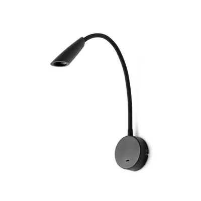 Obrázok produktu pre LED nástenná lampa na čítanie BOKEN Black