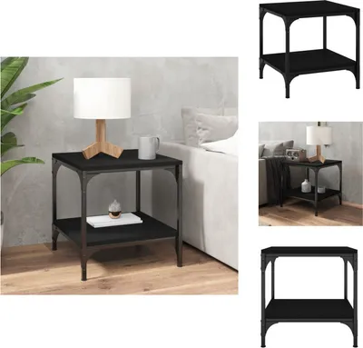 Produktbild von vidaXL Beistelltisch Schwarz 40x40x40 cm Holzwerkstoff -  Couchtische