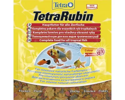 Obrázok produktu pre Tetra Rubin - farebné krmivo pre sladkovodné ryby 12g vrecúško