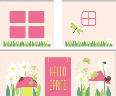 Produktbild von Spielvorhang Spring für pino halbhohe Betten