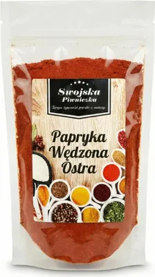 HISZPAŃSKA PAPRYKA WĘDZONA OSTRA 150g Swojska Piwniczka