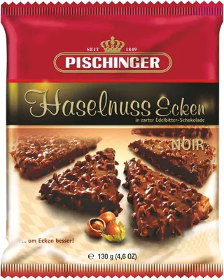Produktbild von Pischinger Haselnuss Ecken NOIR 8 Tortenecken 130g
