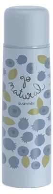 Thermosflasche für Babys, 500 ml, Edelstahl, luftdicht, blau