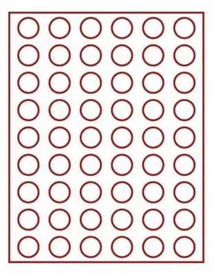 Produktbild von Lindner 2154ME Velourseinlage blau 2154ME (Ø 25,75 mm)
