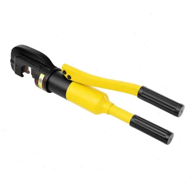 Produktbild von Bewehrungsschneider - Manuelle hydraulische Stahlschere - 13 t Presskraft - Schneidet bis 22 mm Stahl - C-Kopf schneller Formenwechsel - Gelb