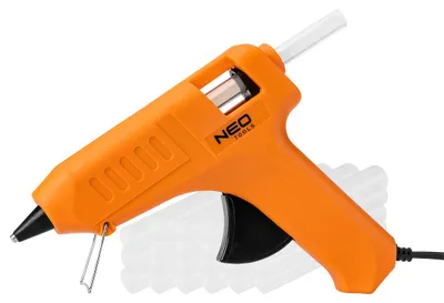 Immagine prodotto di Pistola per colla 11 Mm, 40W + 24 cartucce di colla