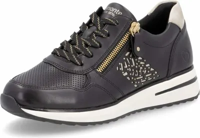Image de Chaussures basses de sport Remonte semelle moulée mode en noir, taille 38