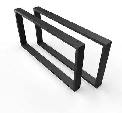 Produktbild von 1xPaar sossai Couchtisch Tischkufen 60x40cm in Schwarz Tischgestell Tischuntergestell CKK1 Rahmen