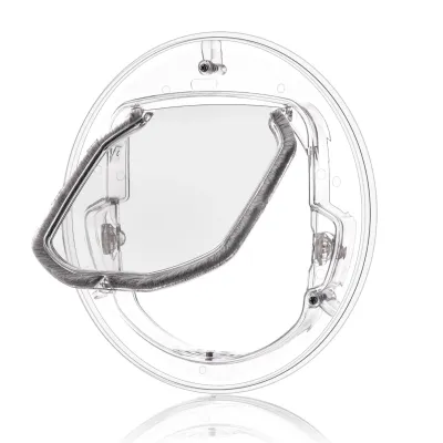 Immagine prodotto di Porte per cuccioli, porte per gatti resistenti alle intemperie, robusta chiusura a 4 vie per cani di piccola taglia